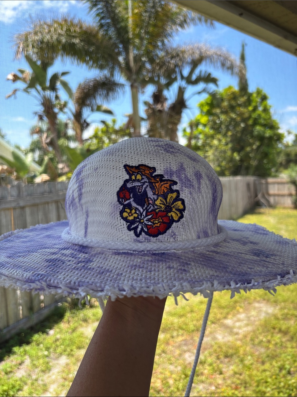 NWT figment sun hat Epcot Disney flower and garden festival 2022.